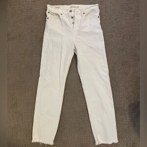 Levi’s Wedgie Straight White Denim